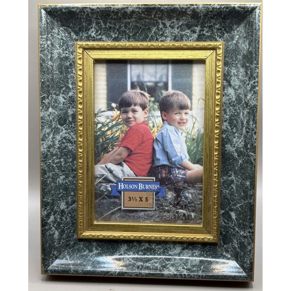 Vintage Holson Burnes Picture Frame MCM ,  Holds 3.5” X 5”